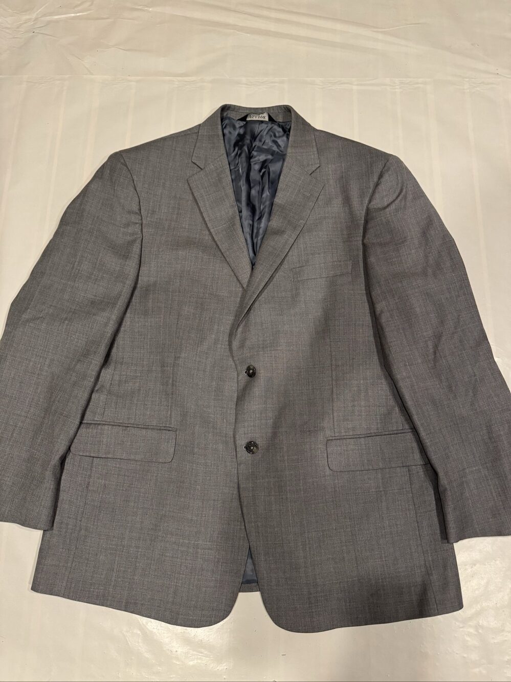 JoS A. Bank Suit Jacket - Gray - XL 44 Reg/ 38 Waist - 100% Wool